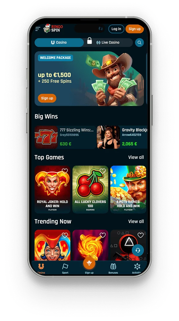 Ringospin Application